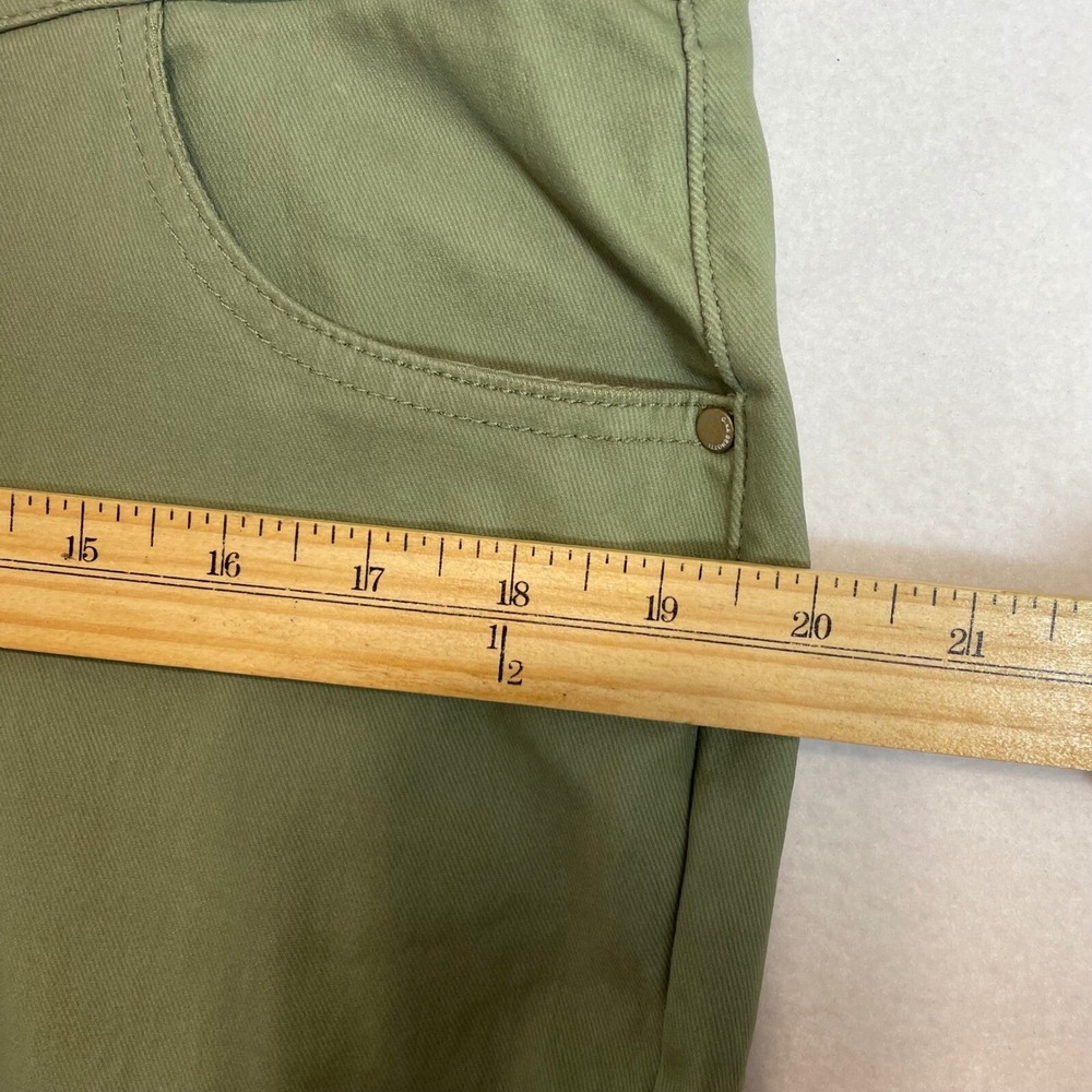 Gina Benotti Women  Slim Leg Pants S-48 Olive Green Viscose Blend Casual Straigh - Picture 7 of 10